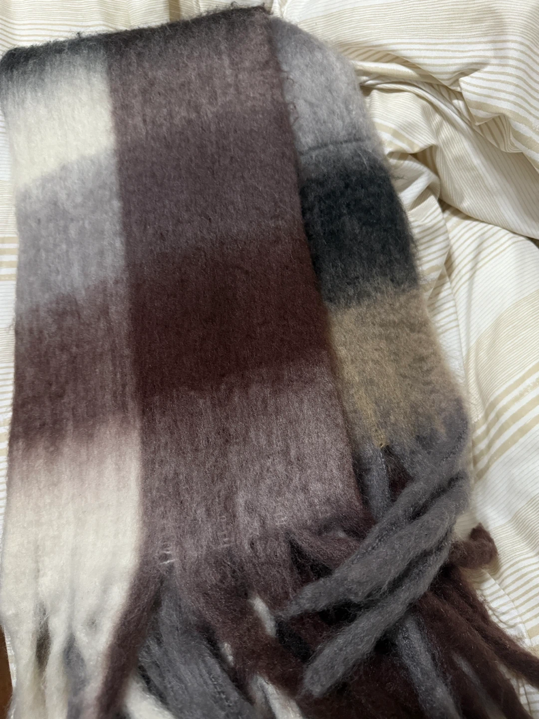 Cozy Plaid Fringe Scarf - photo 4