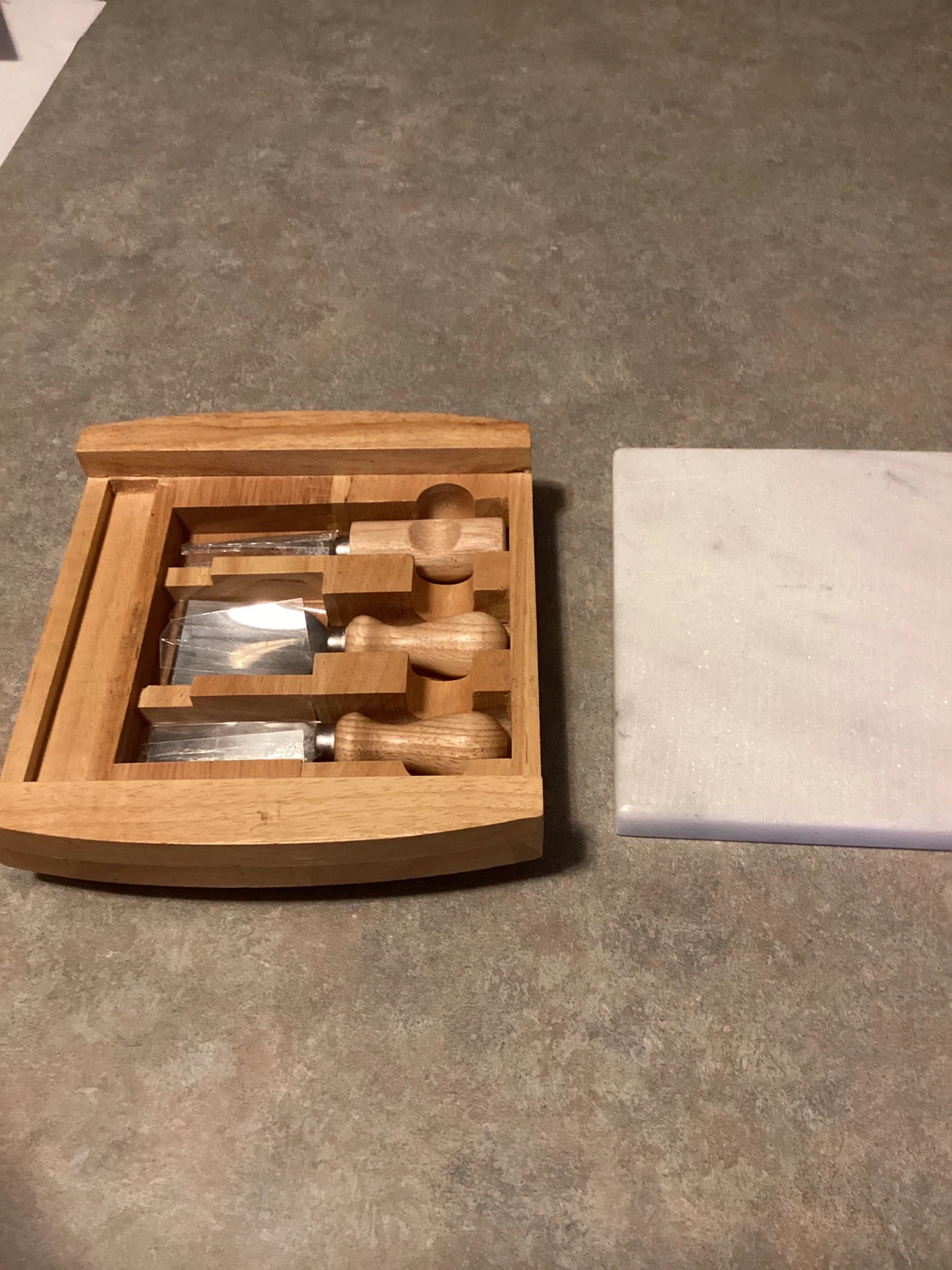 Marble Cheese Board with Utensils - photo 5
