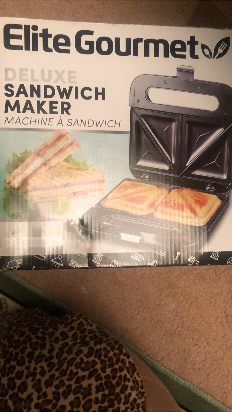 Elite Gourmet Deluxe Sandwich Maker - photo 2