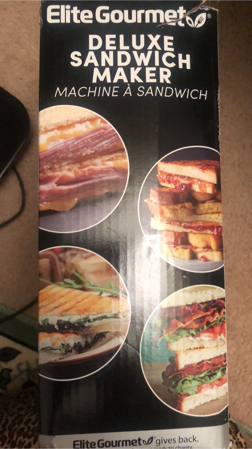 Elite Gourmet Deluxe Sandwich Maker - photo 5