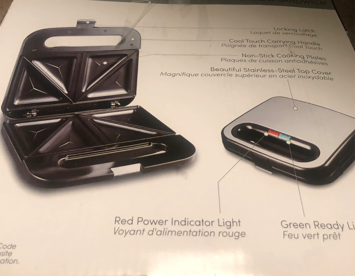 Elite Gourmet Deluxe Sandwich Maker - photo 3
