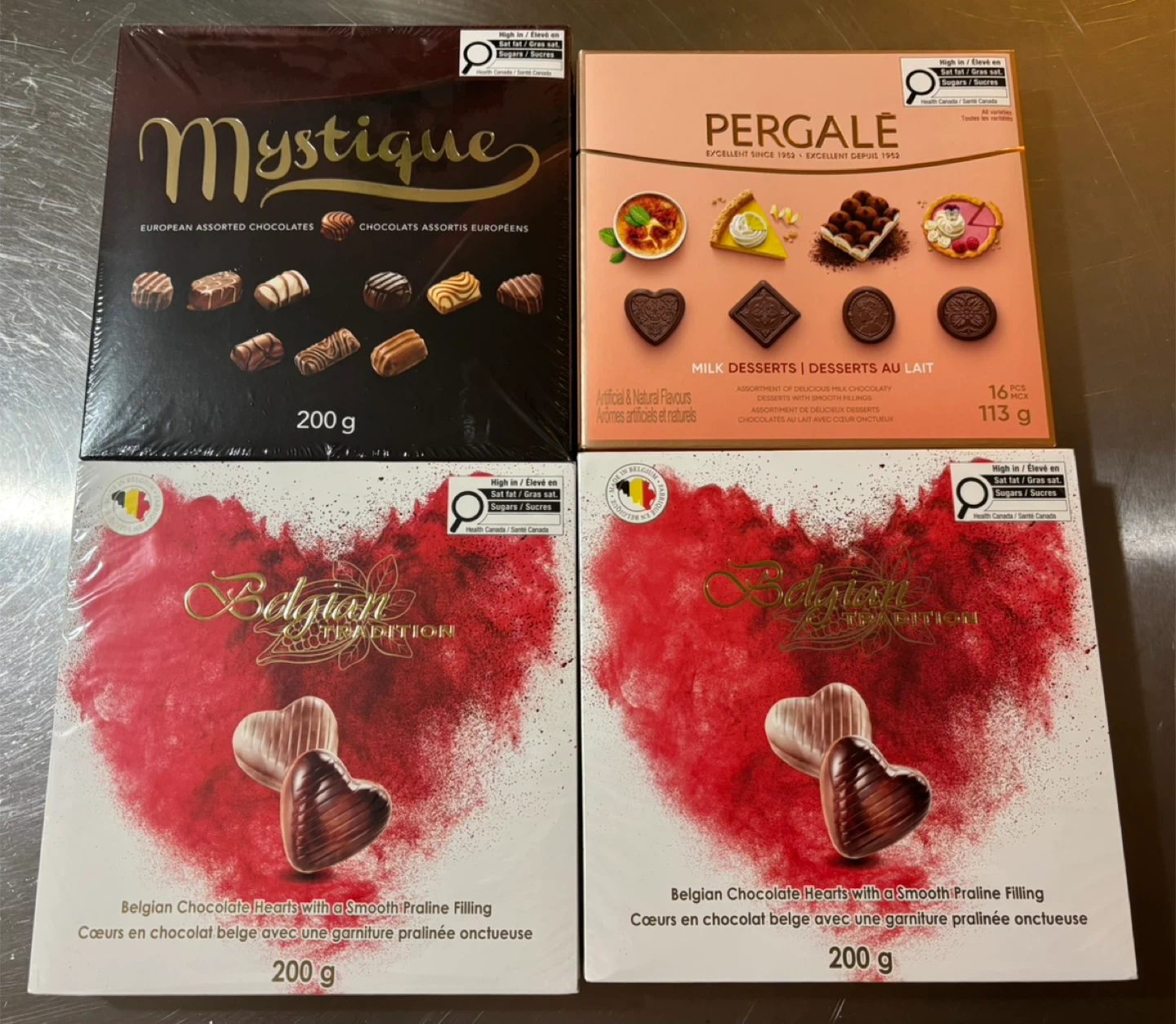 Assorted European Chocolates Gift Boxes, 8$ for all 4 boxes!