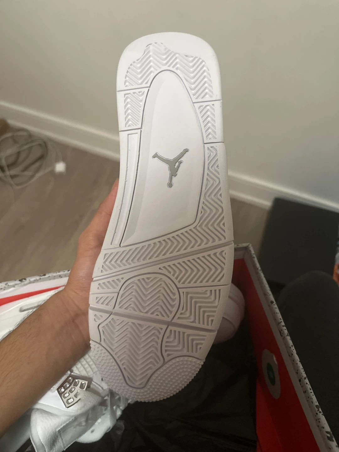 Air Jordan 4 Retro Pure moneys Men's Shoes - photo 2