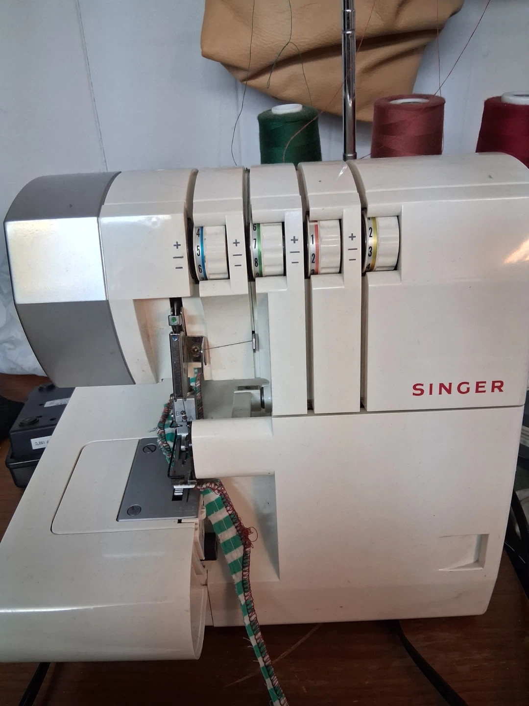 Singer Serger Sewing Machine with Foot Pedal