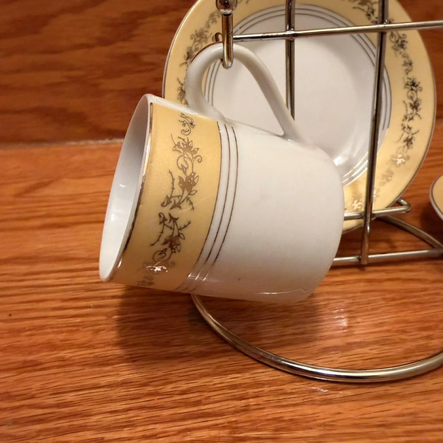 Pair of Espresso Cups and Saucers Set - photo 2