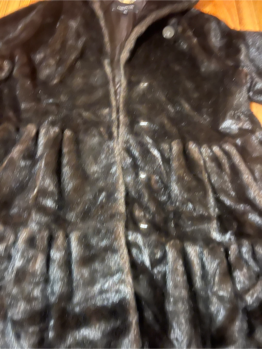 Jones New York Faux Fur Hooded Coat SIZE XL - photo 3