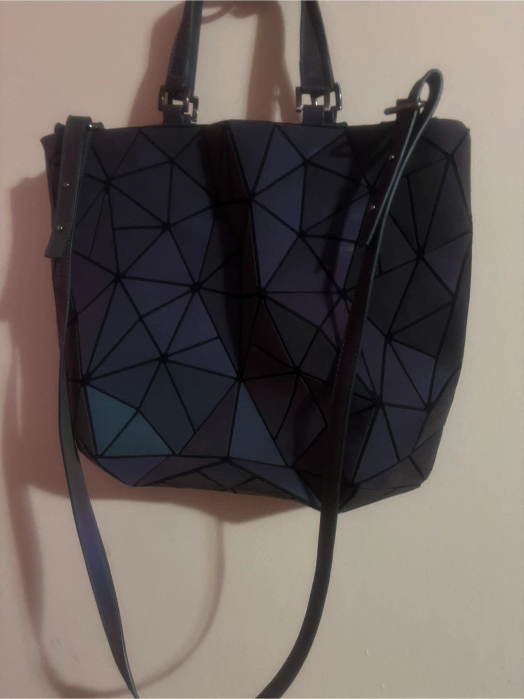Geometric Prism Tote Bag