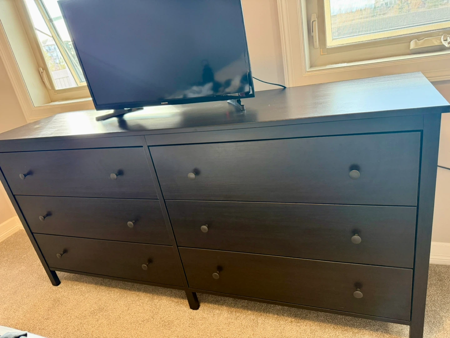 Dark Brown 6-Drawer Dresser - photo 3