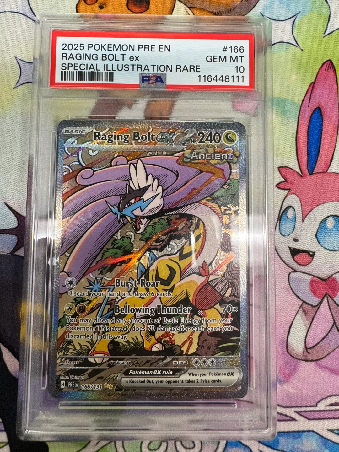 Pokemon Raging Bolt ex Special Illustration Rare Card