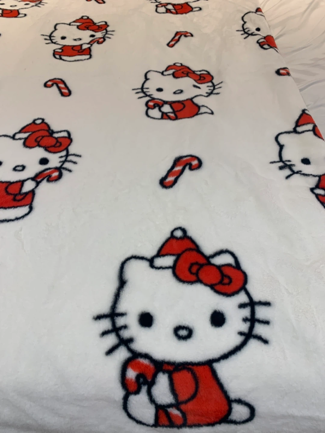 ❤️ Hello Kitty Holiday Faux Fur Throw Blanket Price Firm! ❤️ - photo 5