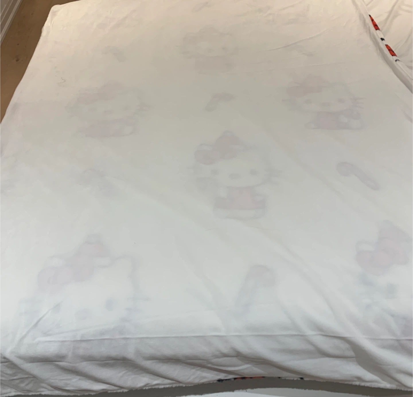 ❤️ Hello Kitty Holiday Faux Fur Throw Blanket Price Firm! ❤️ - photo 2