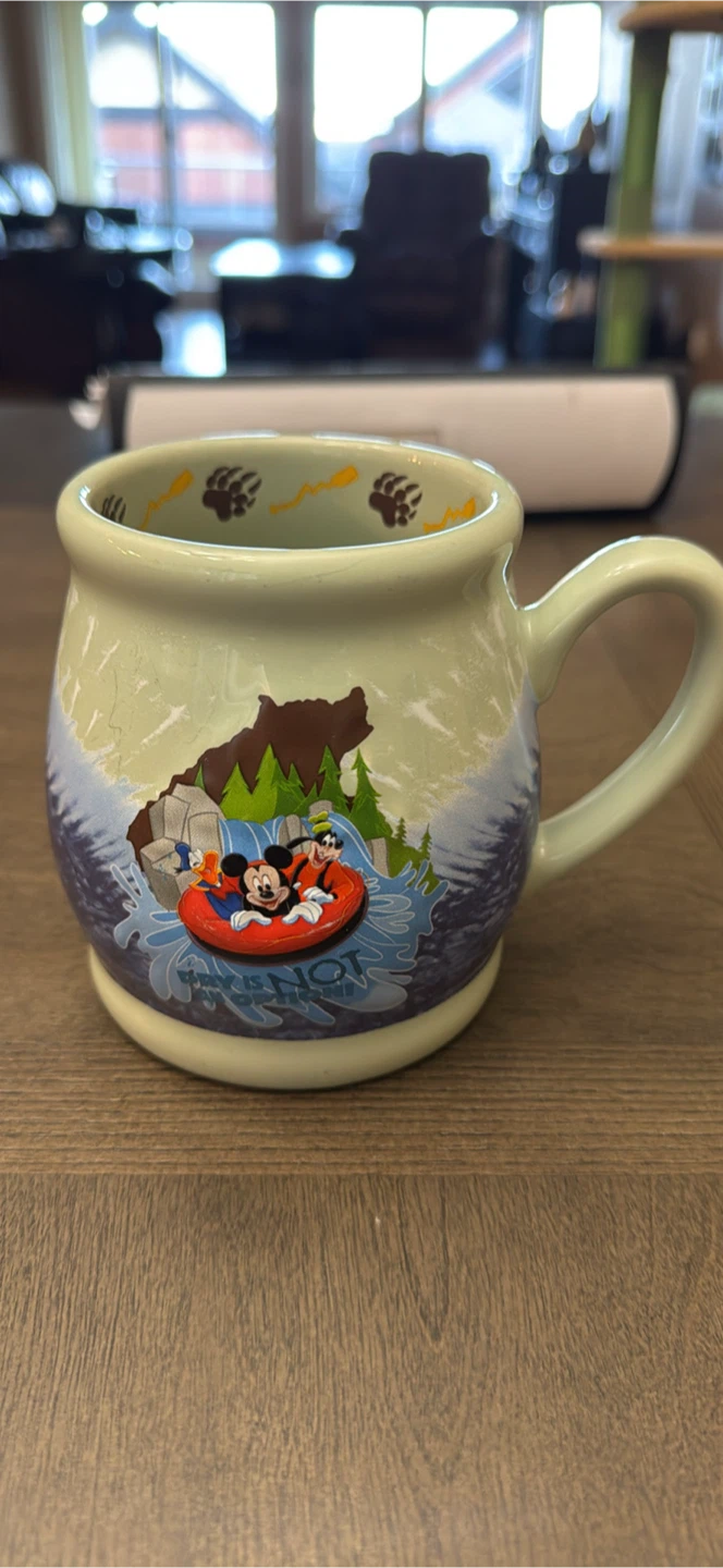 Grizzly River Rafting Co. Mug with Mickey & Goofy