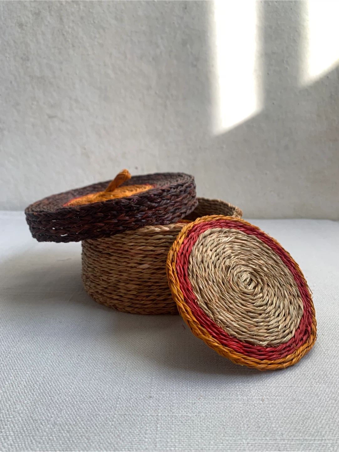 Woven Coasters-6 piece  gift set