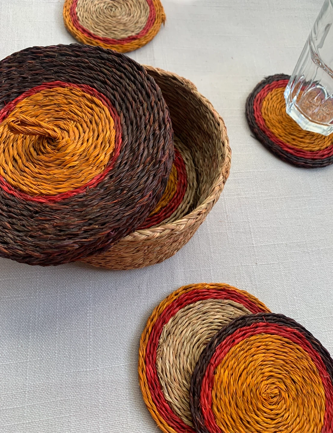 Woven Coasters-6 piece  gift set - photo 5