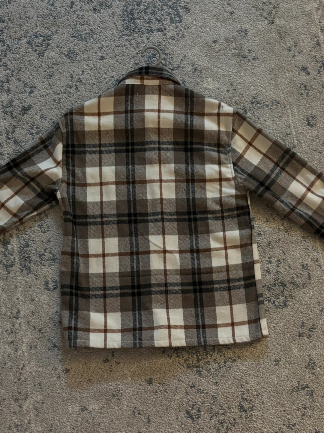 Bershka Relaxed Fit Plaid Flannel Shirt - XS - photo 3