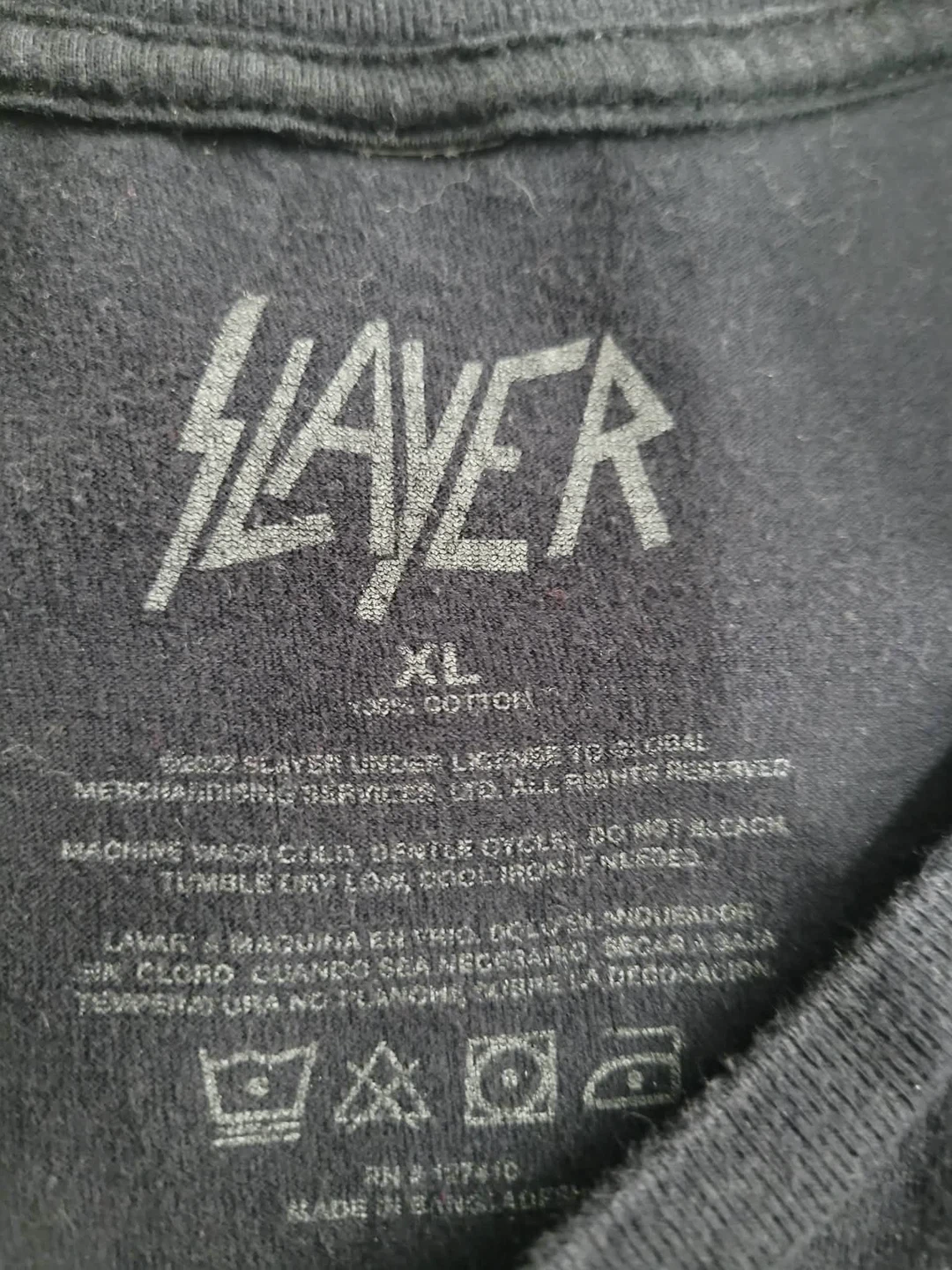 Slayer album concert record XL Graphic T-Shirt - photo 4