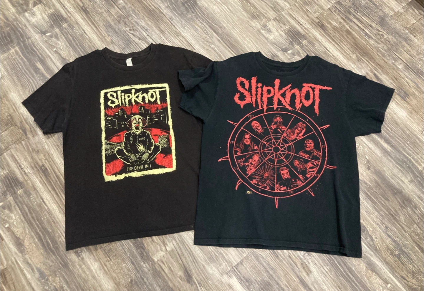 2 - Slipknot Metal Band concert album T-Shirts size Large
