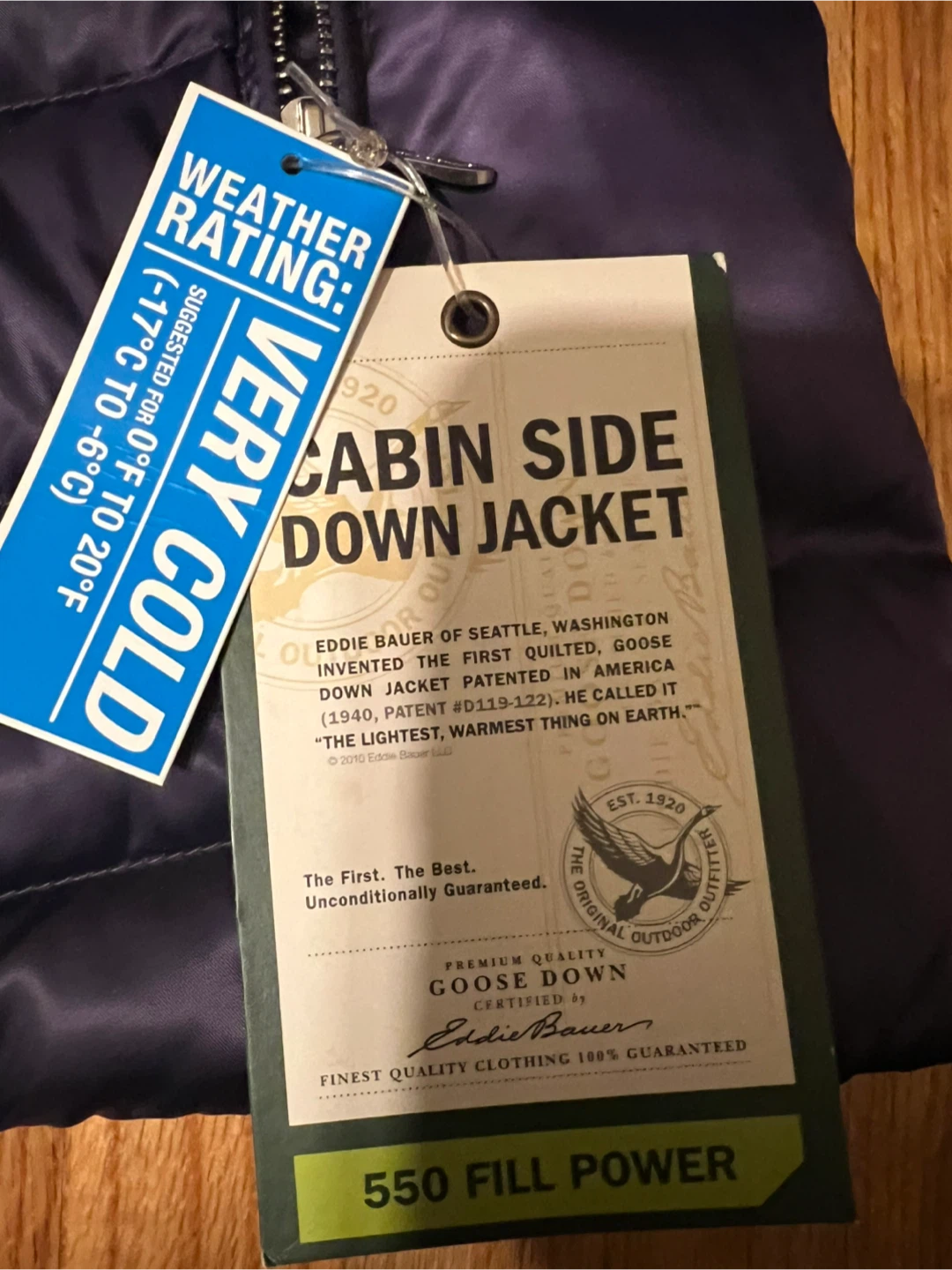 Eddie Bauer Women's Cabin Side Down Jacket - Purple - Large - photo 3
