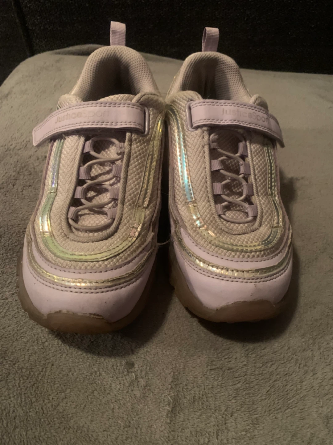 Justice Sport Lilac Athletic Shoes