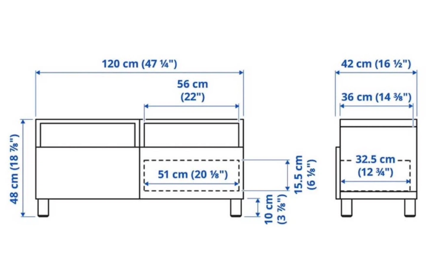 IKEA TV Stand - photo 3