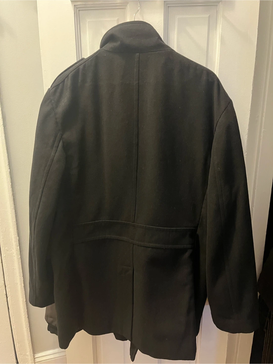 M&S Man Black Wool Blend Coat - photo 3