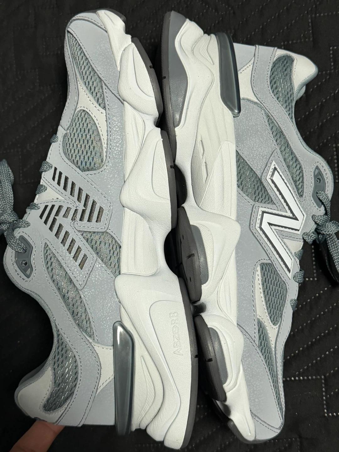 New Balance 9060 Running Shoes - Grey/Blue - US Men's 10.5 - photo 2
