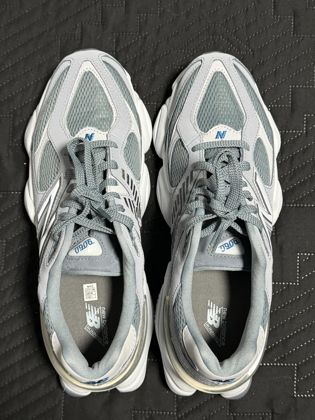 New Balance 9060 Running Shoes - Grey/Blue - US Men's 10.5