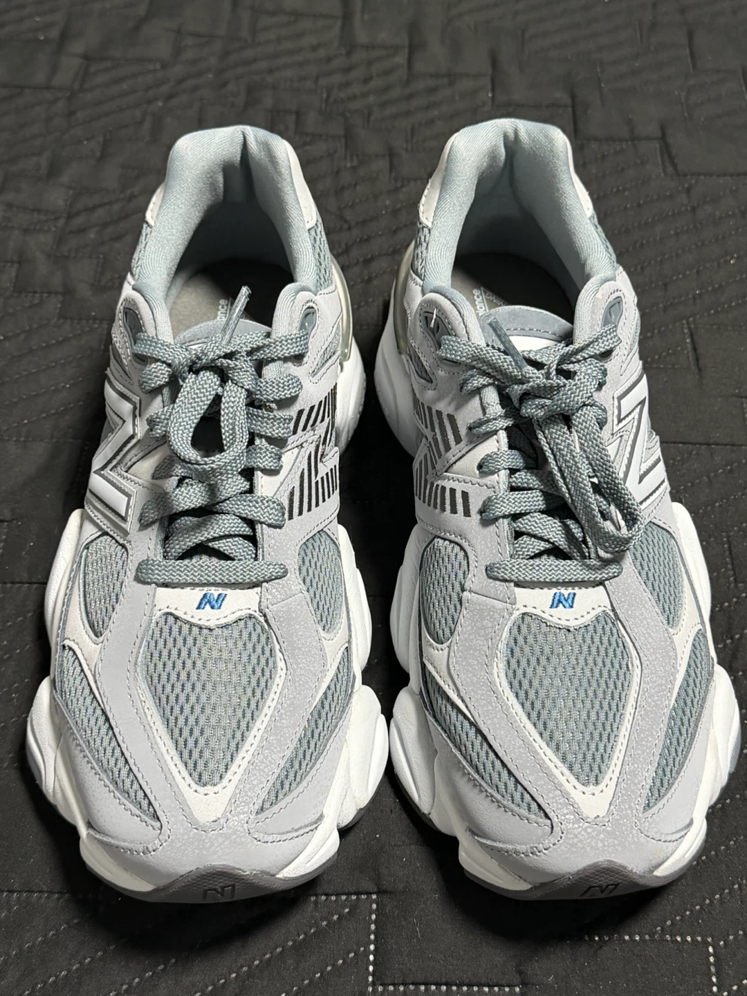 New Balance 9060 Running Shoes - Grey/Blue - US Men's 10.5 - photo 3
