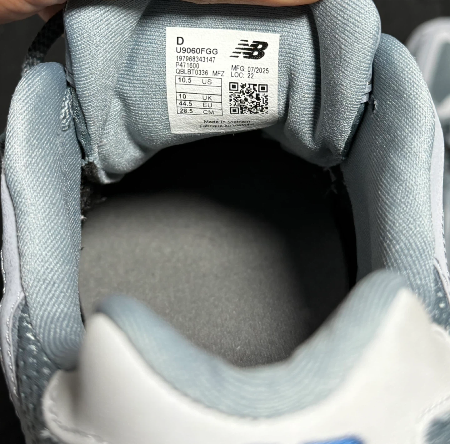 New Balance 9060 Running Shoes - Grey/Blue - US Men's 10.5 - photo 5