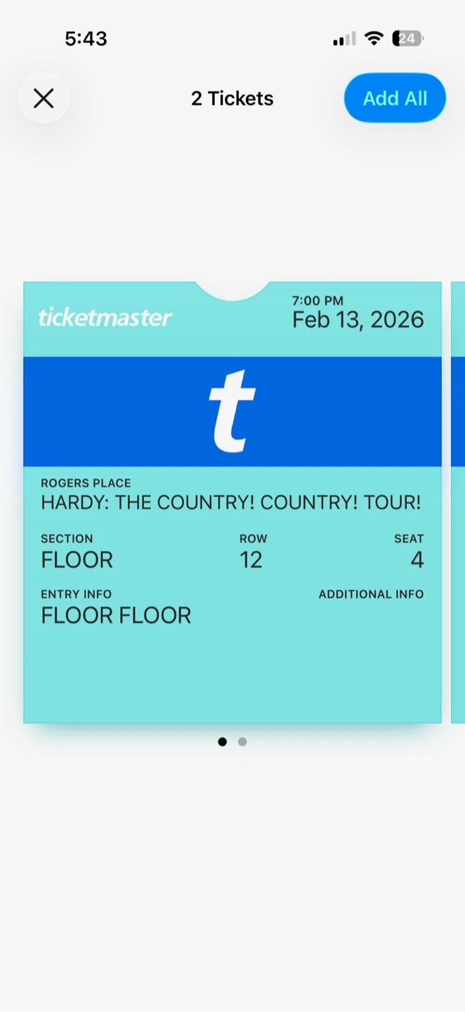 2 Tickets to Hardy: The Country! Country! Tour - photo 2