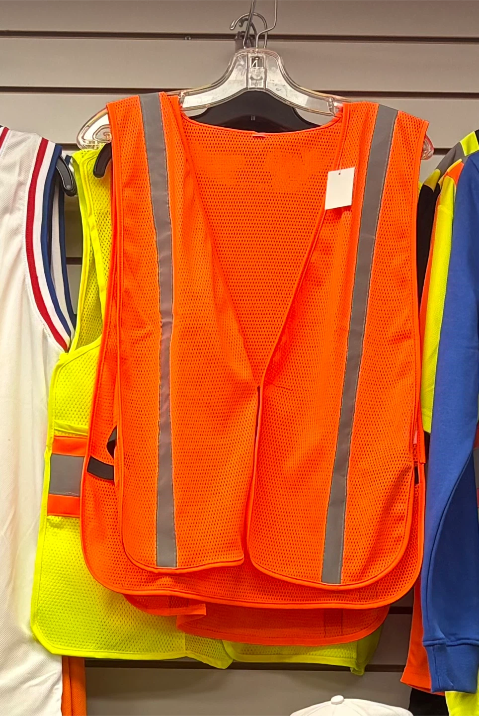 Orange Mesh Safety Vest