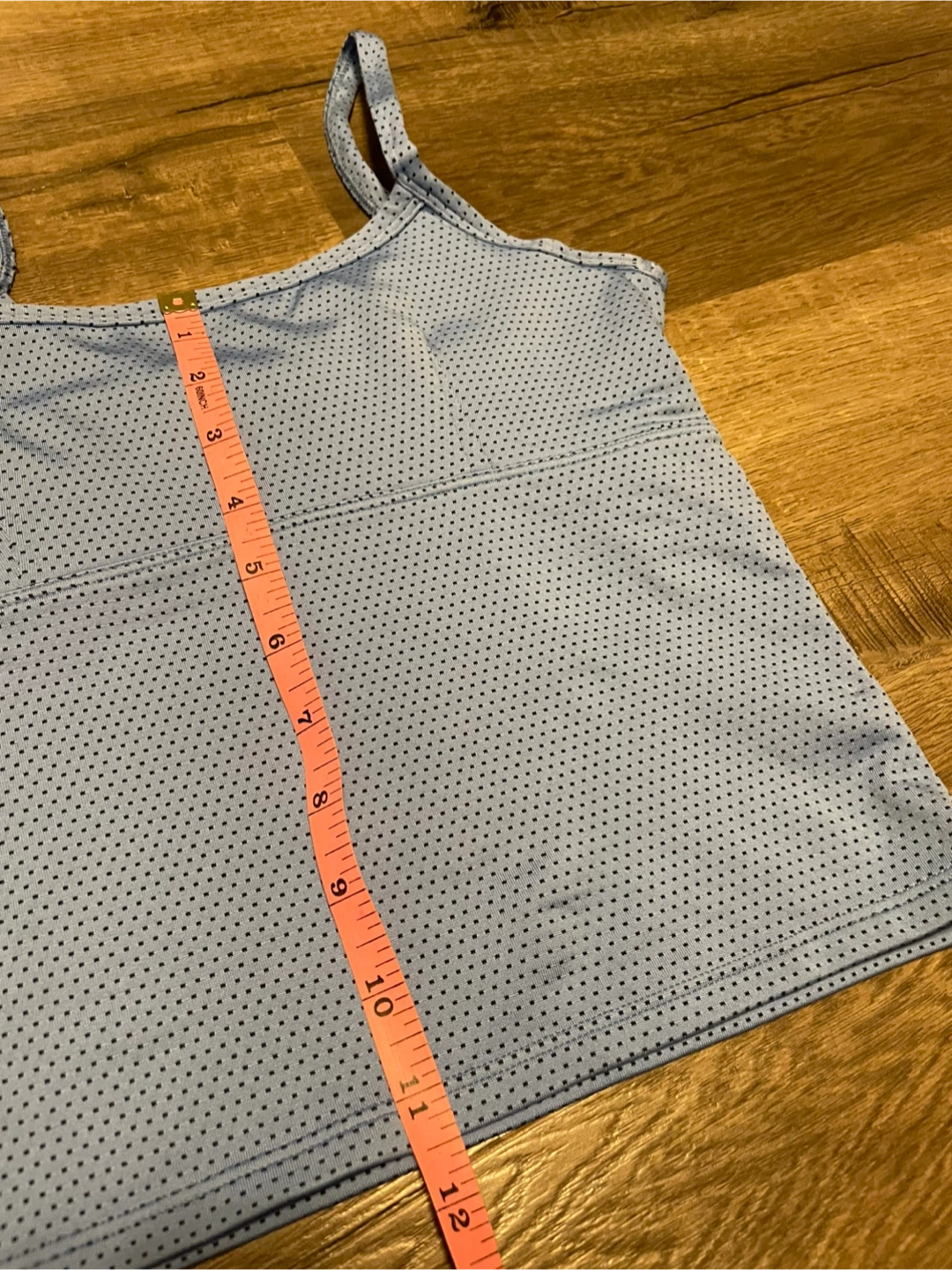 Blue Dotted Athletic Tank Top - photo 4