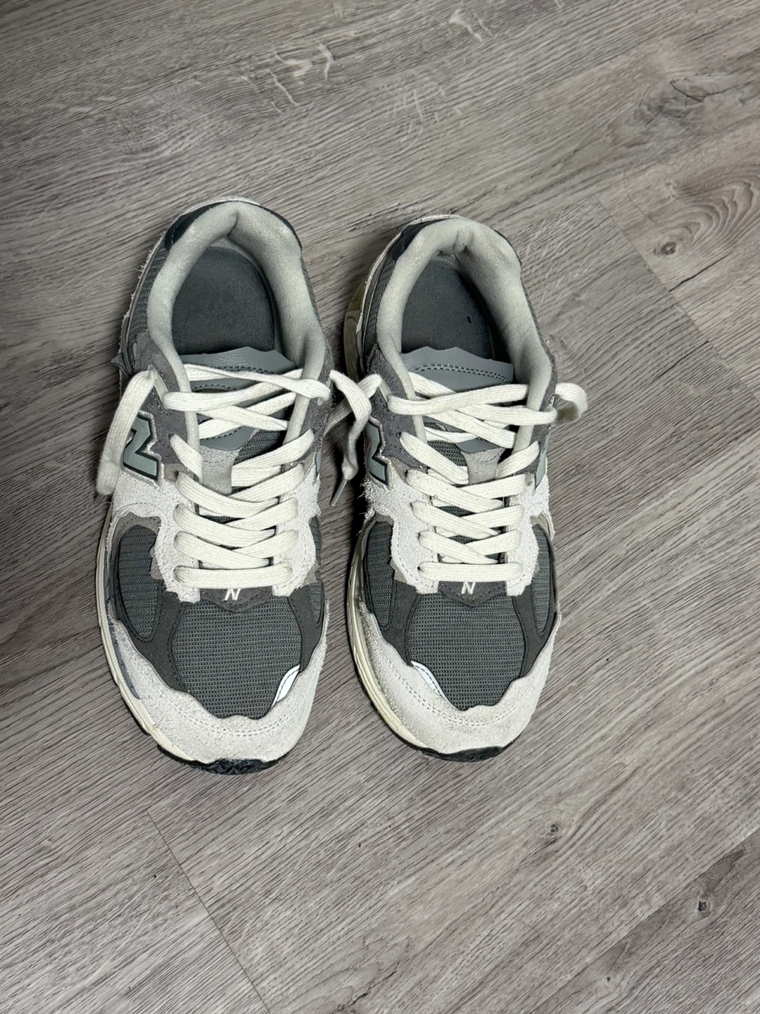 New Balance 2002R Grey Suede & Mesh Sneakers - photo 3