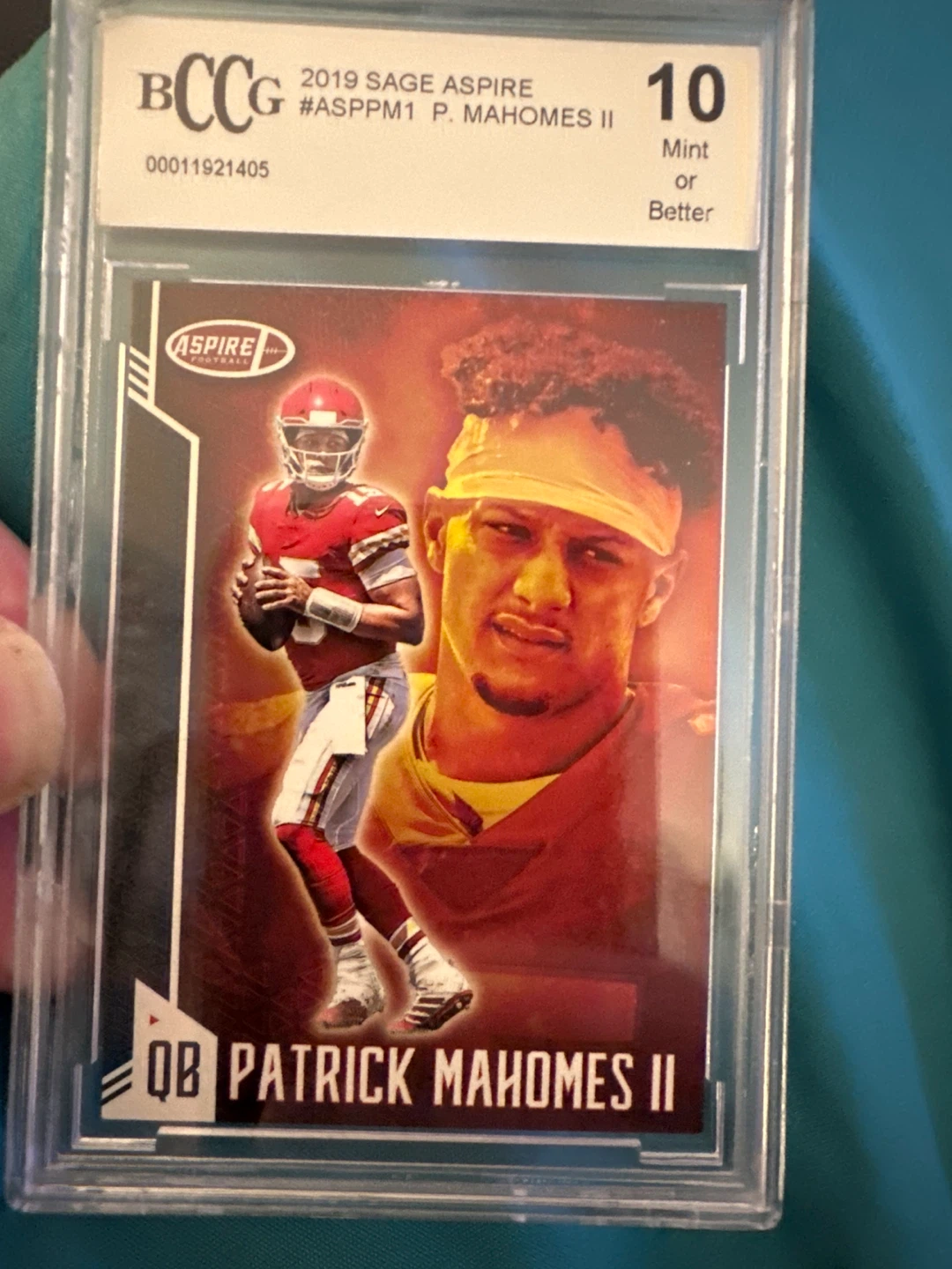 2019 SAGE Aspire Patrick Mahomes II #ASPP M1 Card