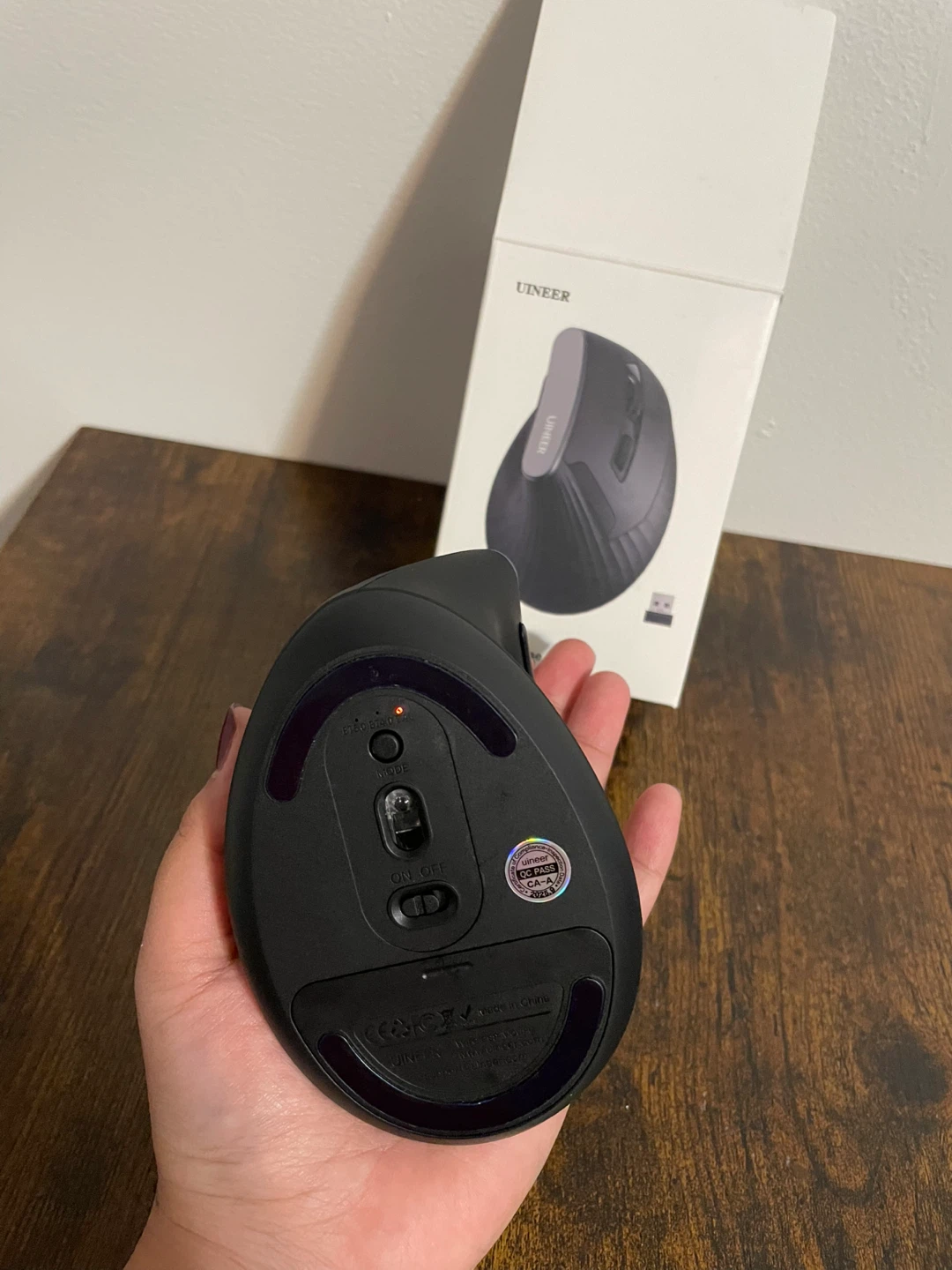 UINEER Wireless Mouse - Black - photo 3