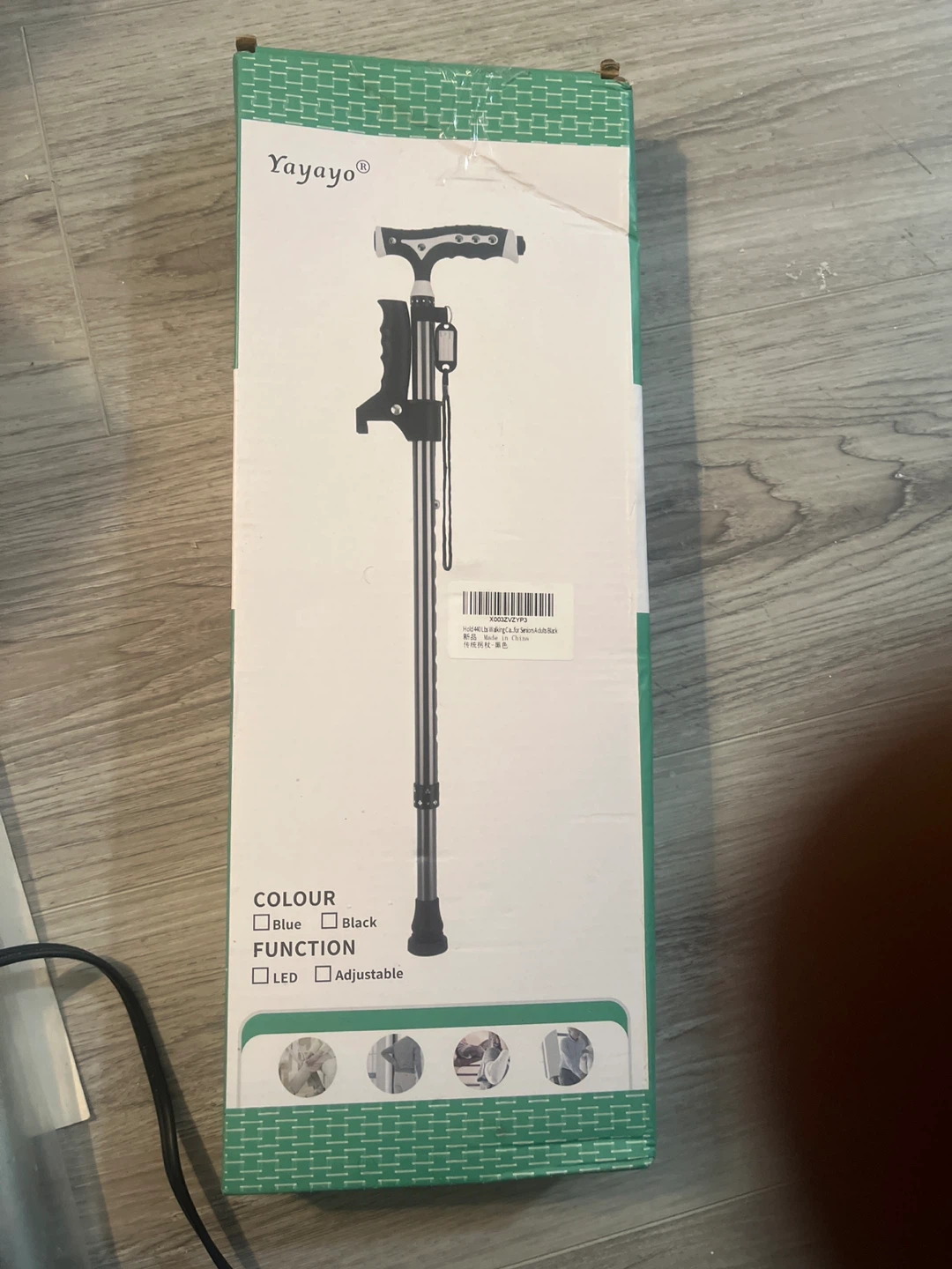 Yayayo Adjustable LED Walking Cane - photo 3