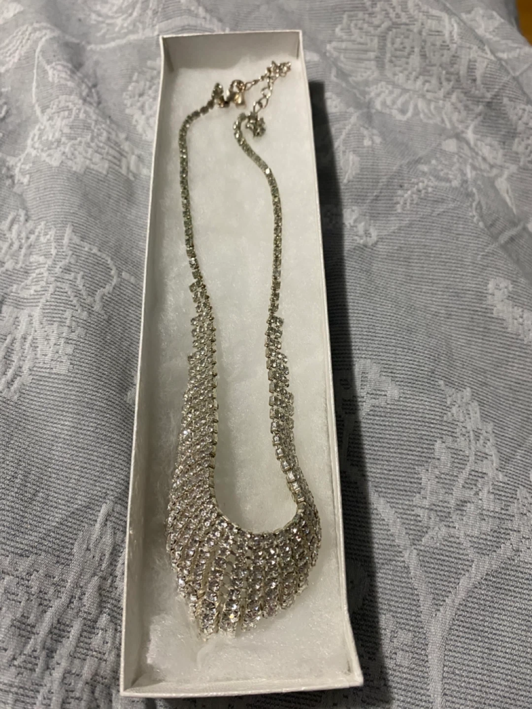 Rhinestone Statement Necklace