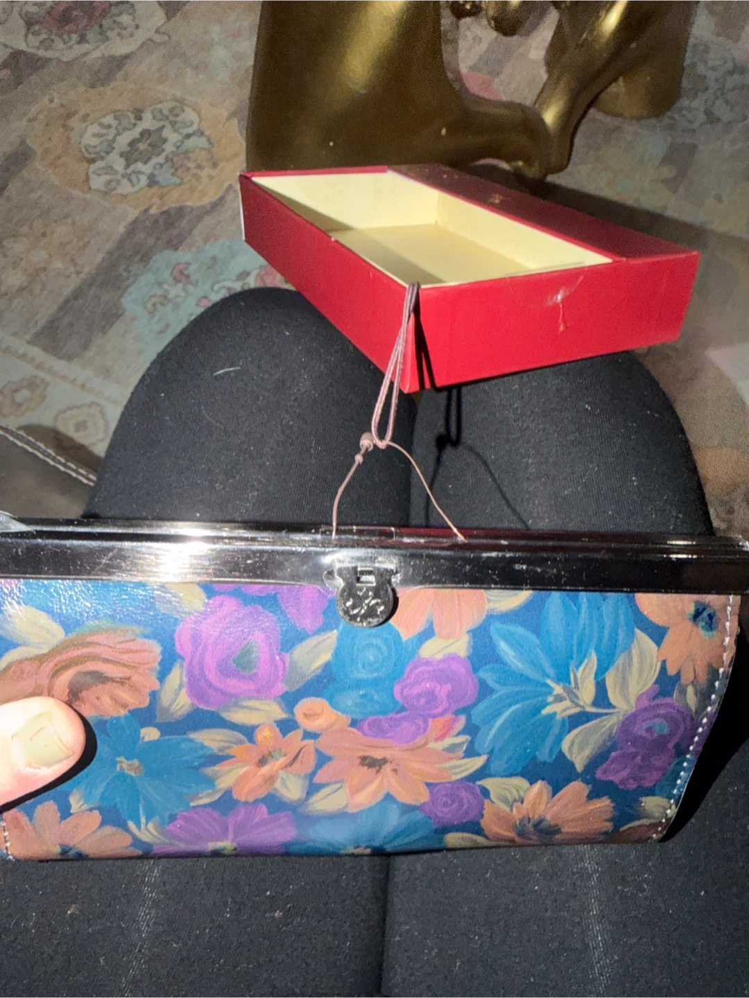 Patricia Nash Clutch - Floral Print Leather - photo 2