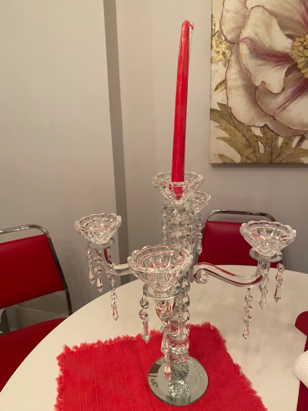 Beautiful Crystal candelabra - photo 2
