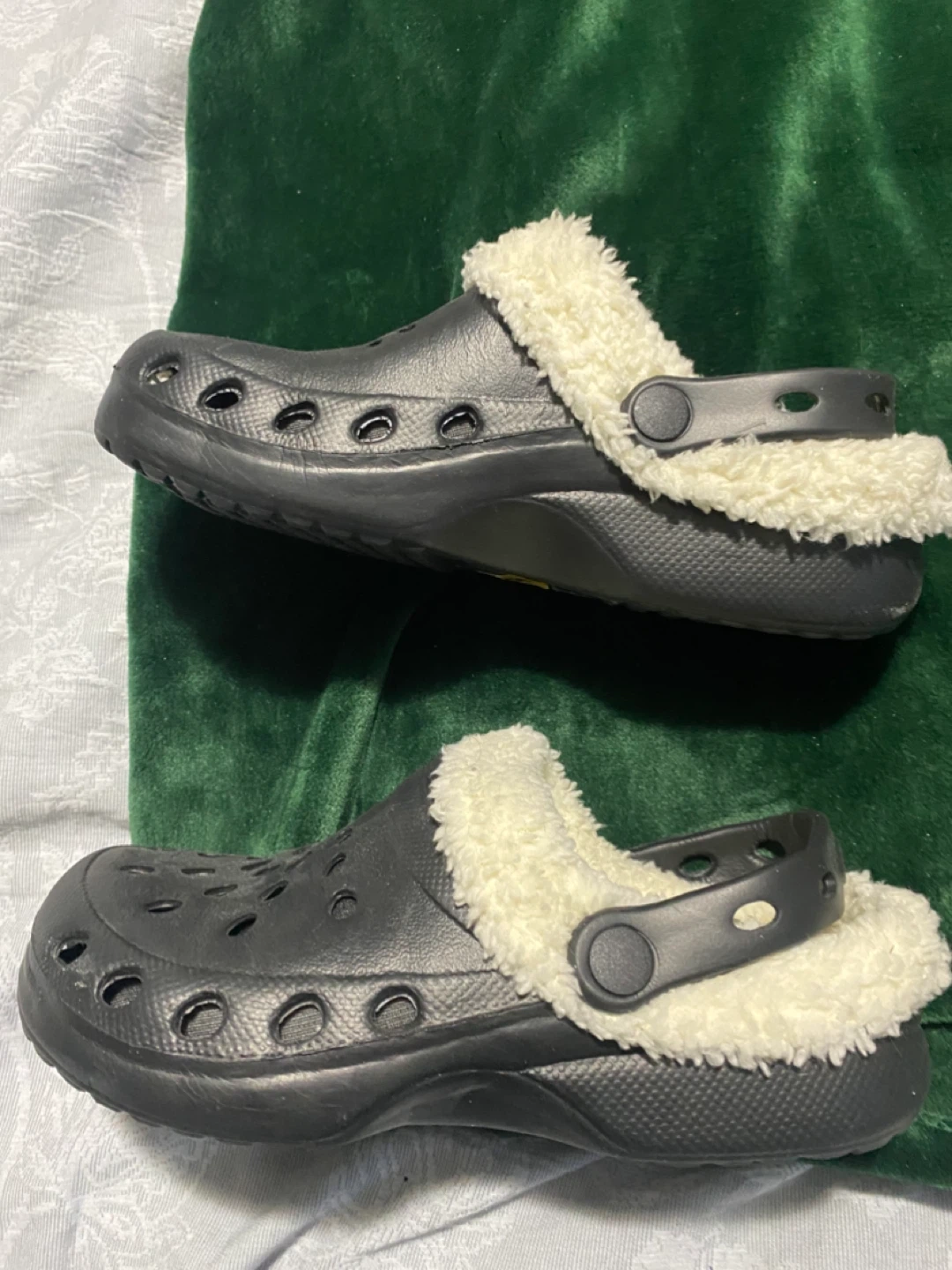 Black Lined Clogs - Size 8