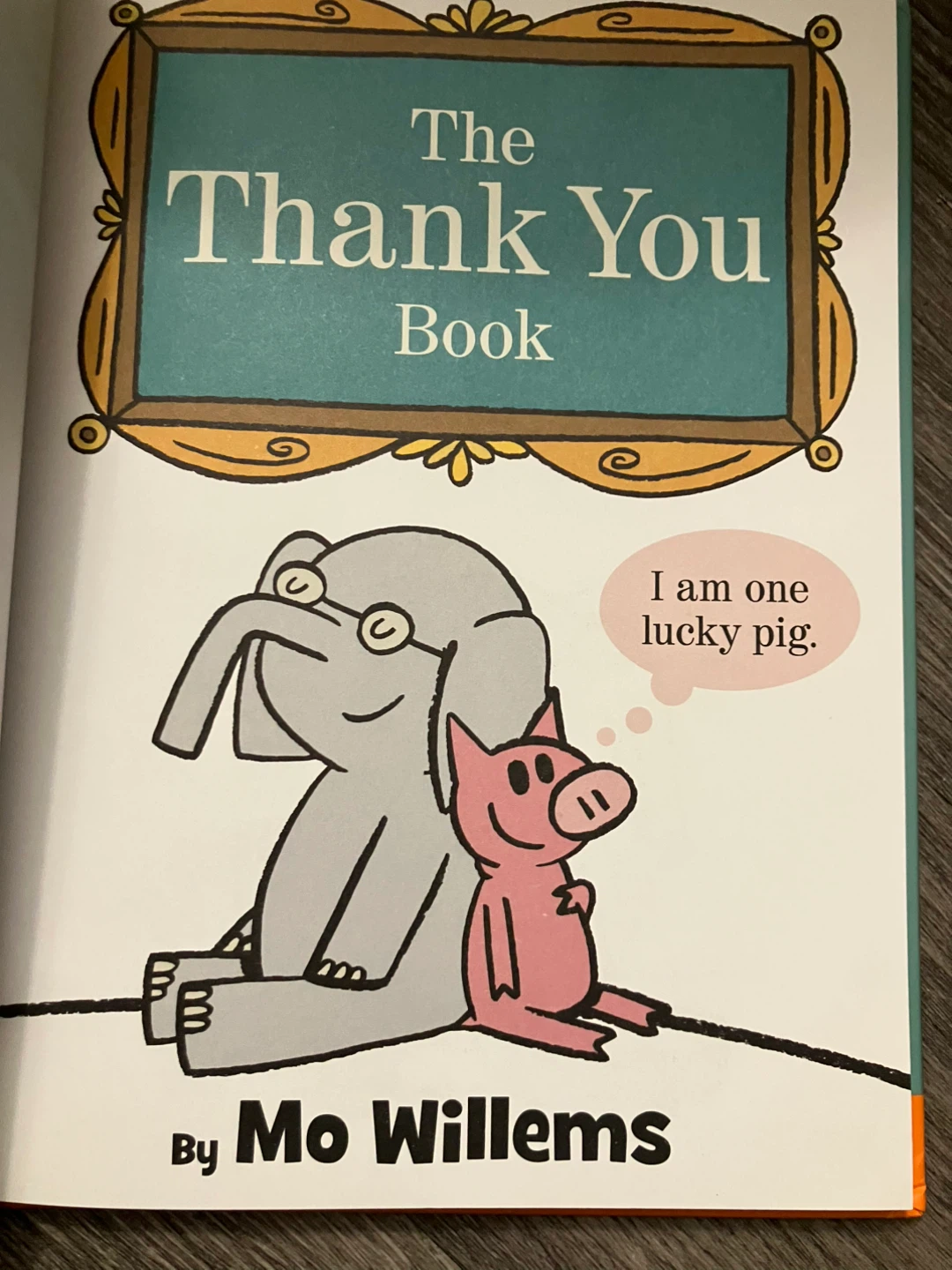The Thank You Book by Mo Willems - photo 2
