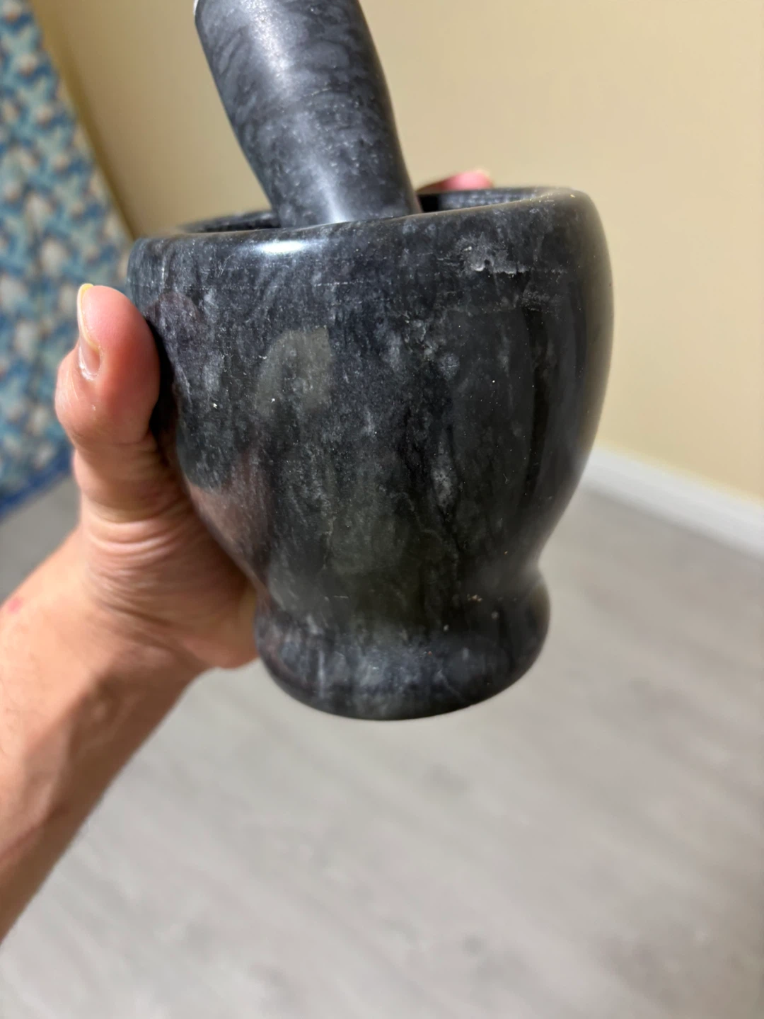 Marble Mortar and Pestle Set