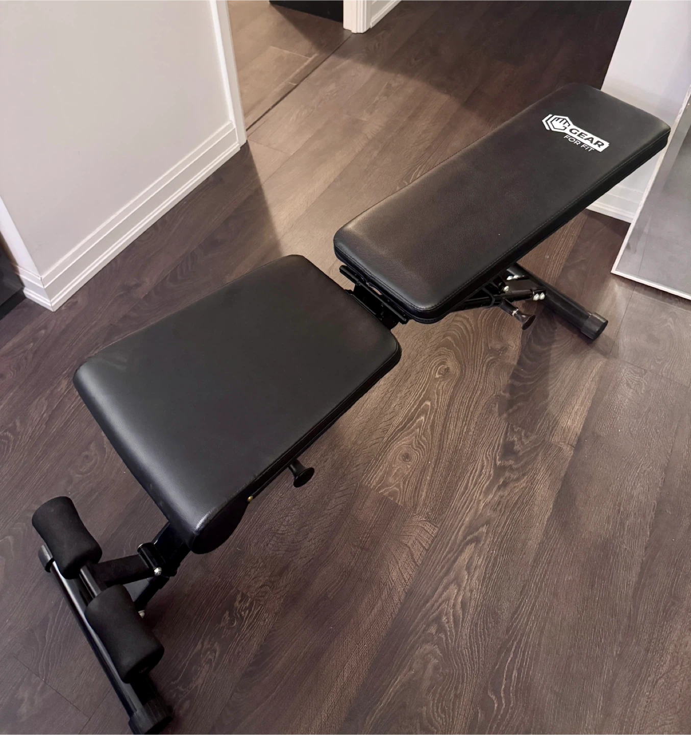 Adjustable dumbbell set with stand and bench - photo 3