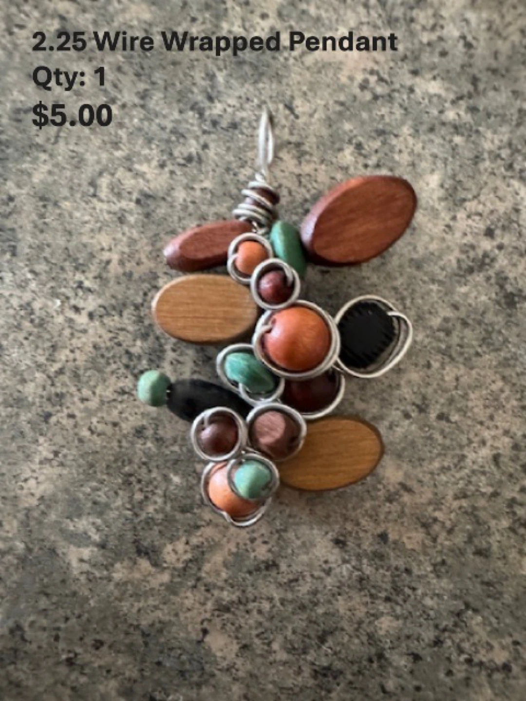 Wire Wrapped Pendant