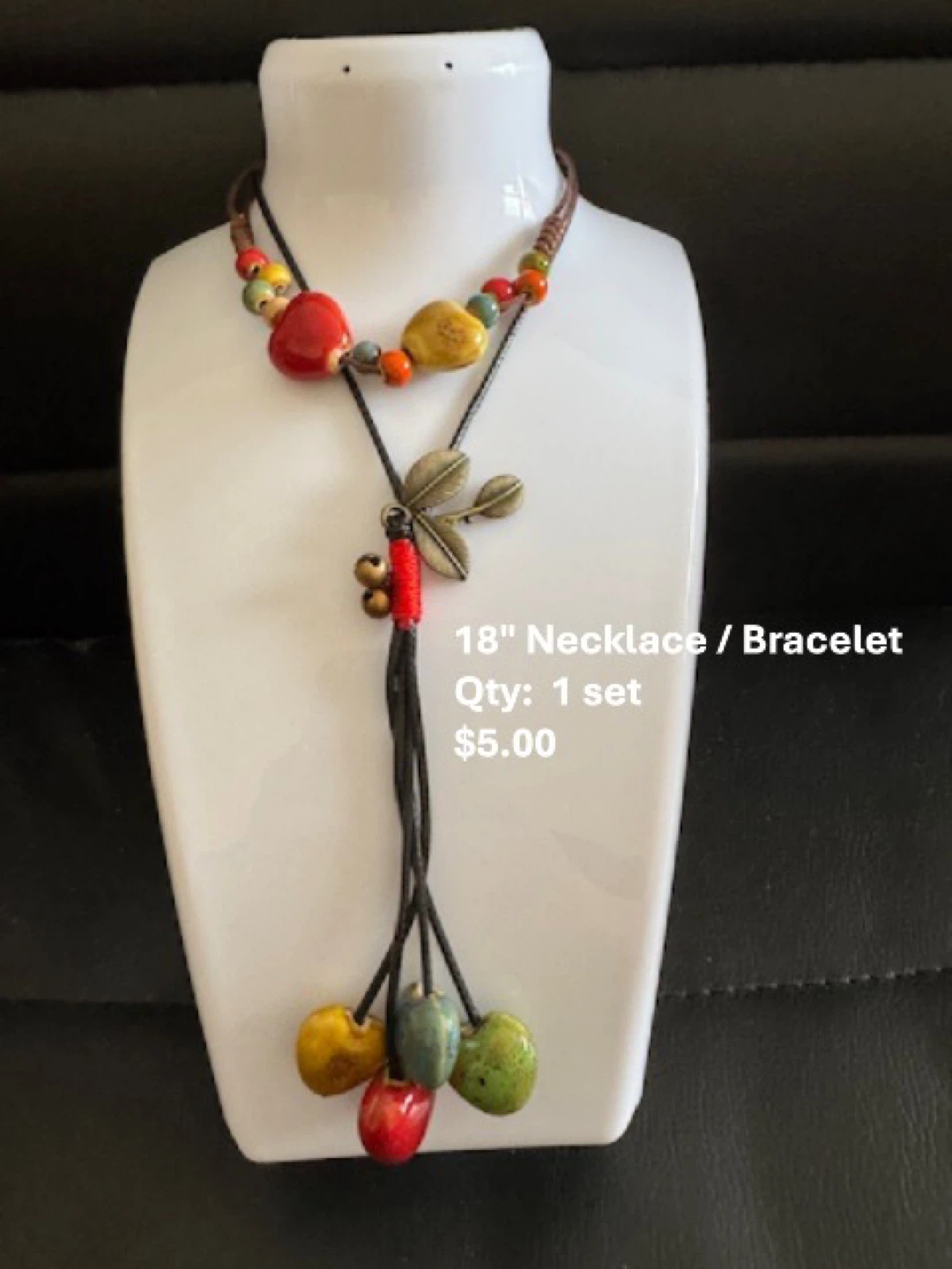 Various beautiful necklaces
