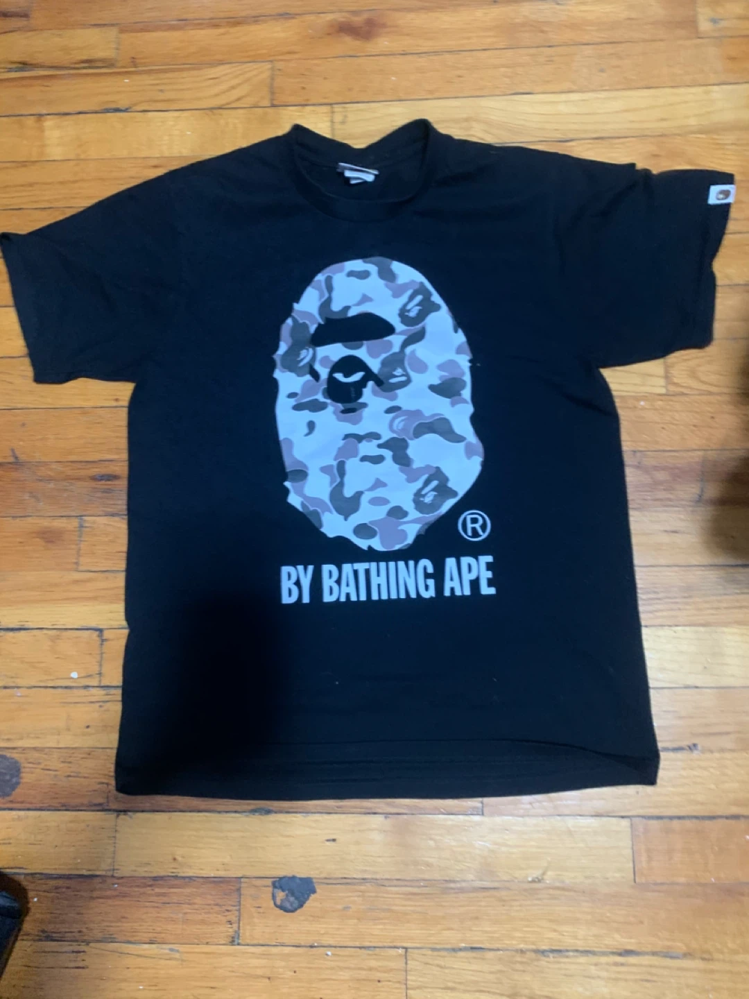 BAPE By Bathing Ape Camo Shark Face T-Shirt