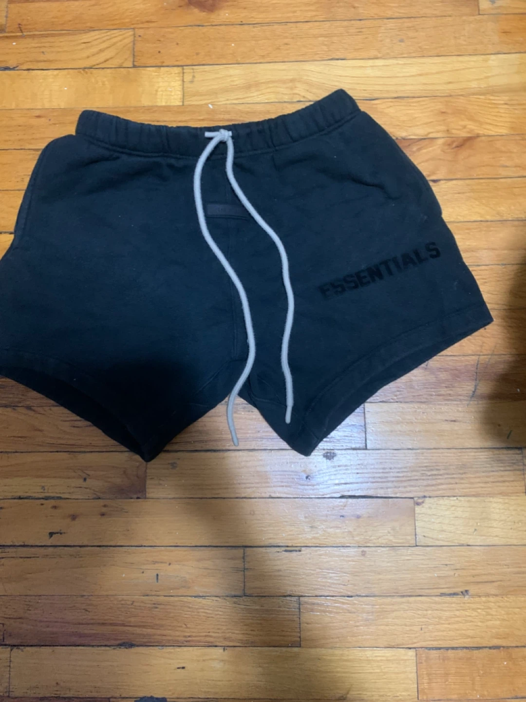 Black Fear of God Essentials Shorts
