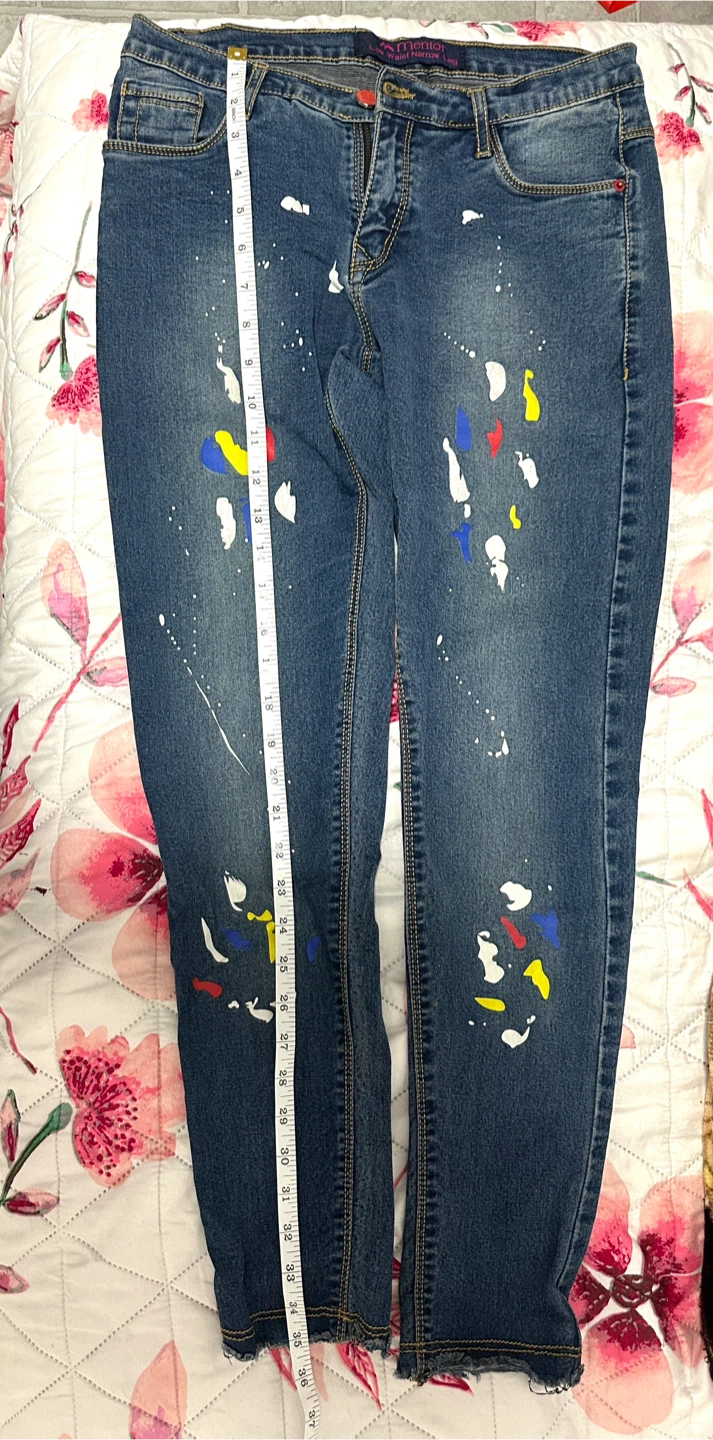 Mentos Low Wash Narrow Leg Jeans - photo 4