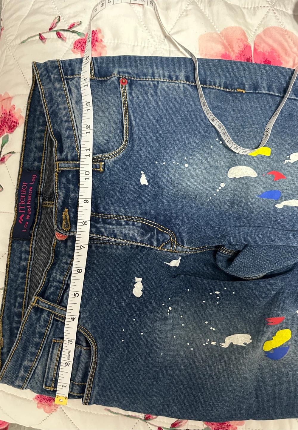 Mentos Low Wash Narrow Leg Jeans - photo 5