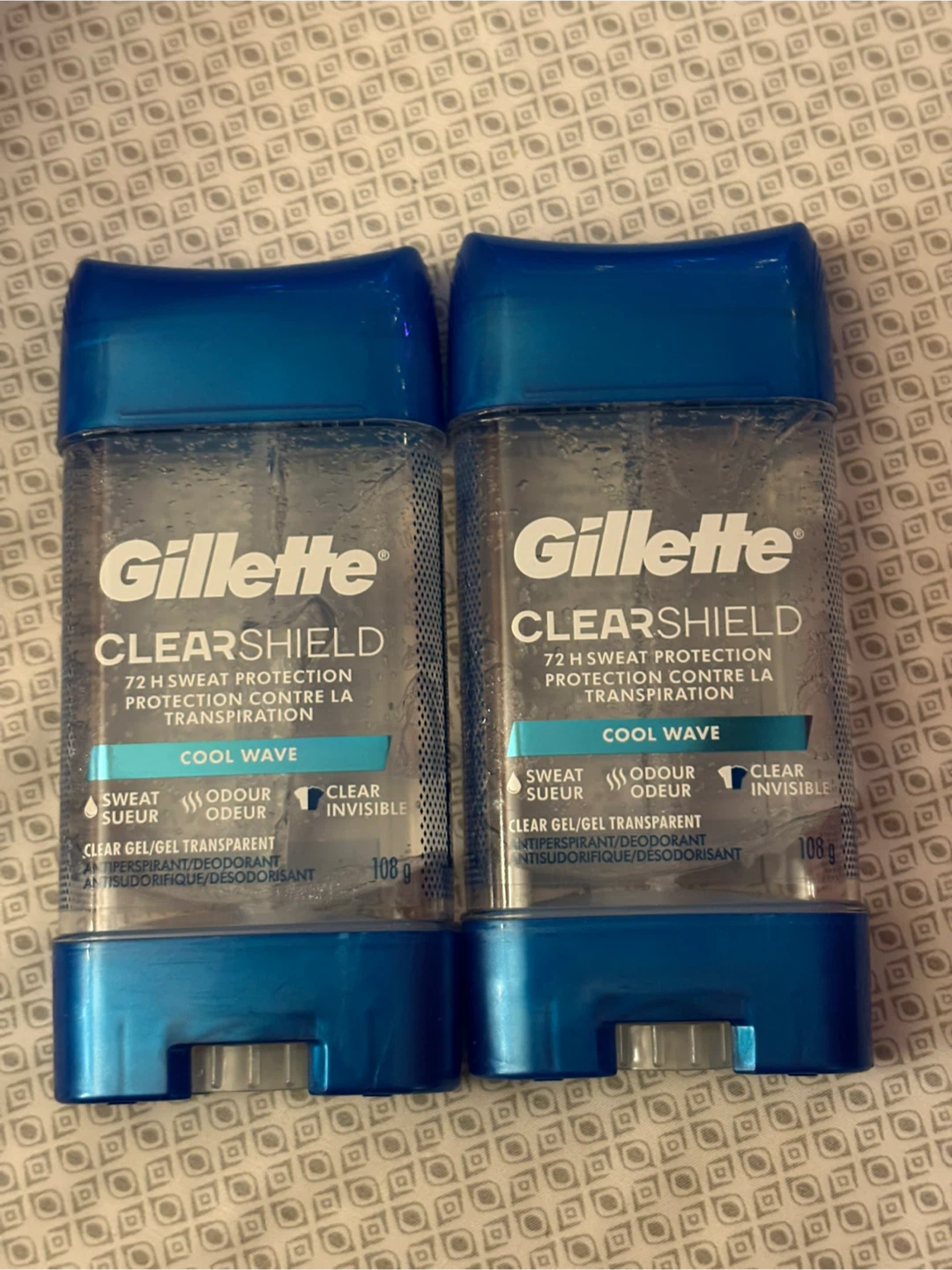 Gillette ClearShield Cool Wave Antiperspirant Deodorant (2-Pack)